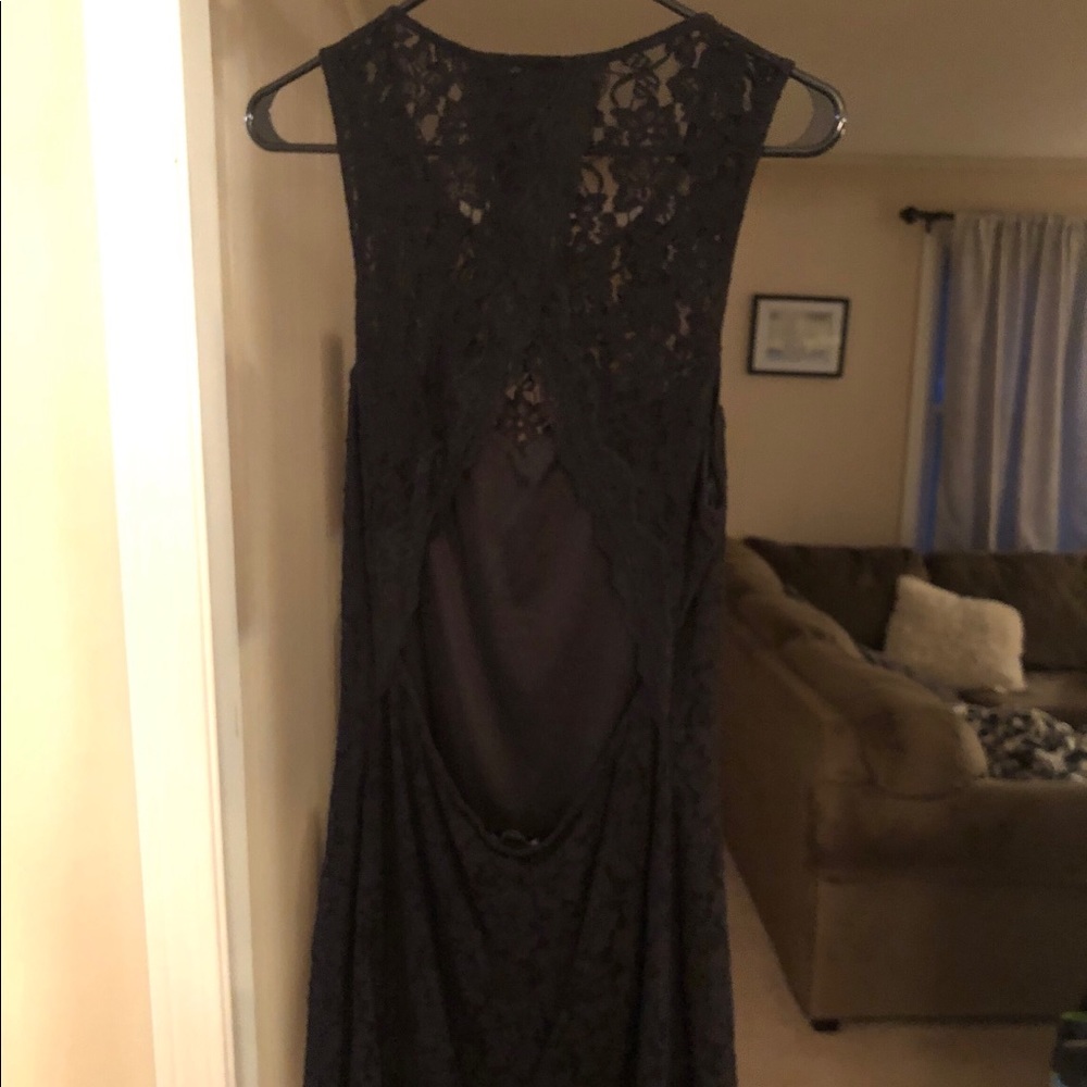 Midi black dress